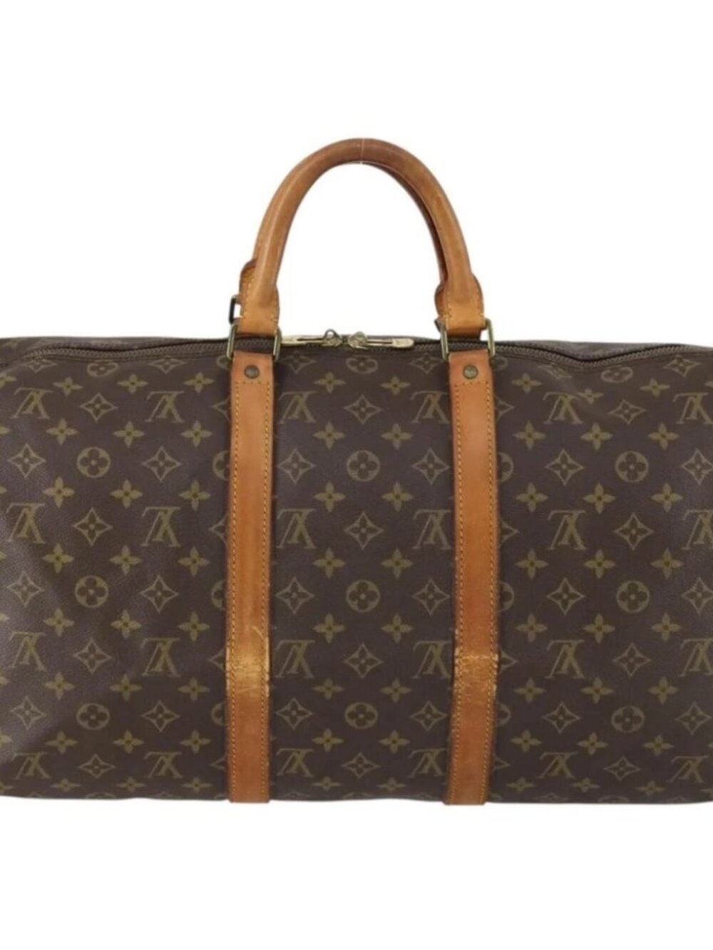 LOUIS VUITTON Monogram Keepall Bandouliere 50 Boston Bag M41416 LV Auth 149416 - Picture 8 of 16